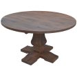 Florence  Round Dining Table 135cm French Provincial Pedestal Solid Timber Wood Online now