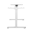 Artiss Standing Desk Sit Stand Motorised Adjustable Frame Only White Dual Motor Fashion