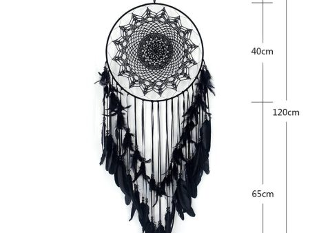 Black Bohemian Dream Catcher | 65CM Discount