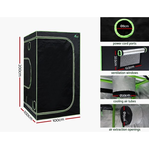 Greenfingers Grow Tent 2200W LED Grow Light Hydroponics Kits Hydroponic System on Sale