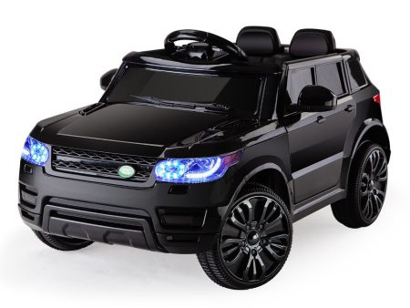 ROVO KIDS Ride-On Car Electric Childrens Toy Battery Powered w  Remote Black 12V Online Sale