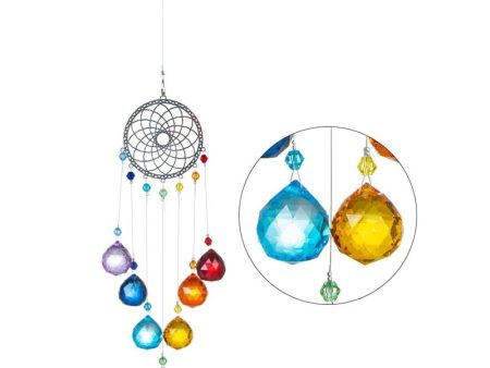 Colourful Crystal Wind Chime Dream Catcher | Various Designs For Discount