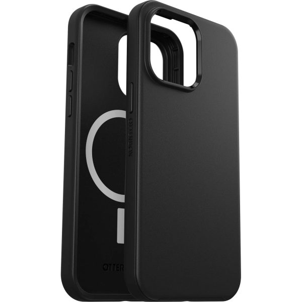 OTTERBOX Apple iPhone 14 Pro Max Symmetry Series+ Antimicrobial Case for MagSafe - Black (77-89062), 3X Military Standard Drop Protection For Cheap