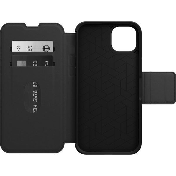 OTTERBOX Apple iPhone 14 Plus Strada Series Case - Shadow (Black) (77-88557), Military standard (MIL-STD-810G 516.6) Cheap