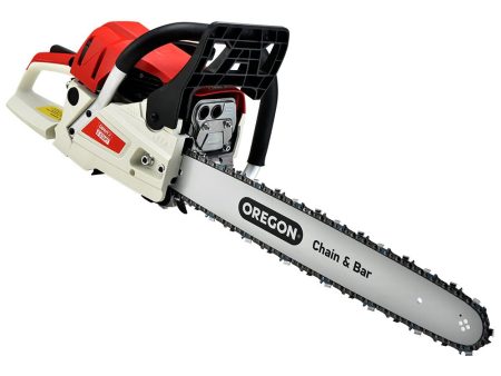 Giantz Petrol Chainsaw Commercial 52cc E-Start 20 Oregon Bar Pruning Chain Saw Online Sale