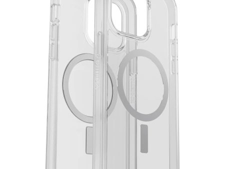 OTTERBOX Apple iPhone 14 Pro Max Symmetry Series+ Clear Antimicrobial Case for MagSafe - Clear (77-89263), 3X Military Drop Protection Discount