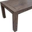 Catmint Dining Table 180cm 6 Seater Solid Acacia Timber Wood - Stone Grey Fashion