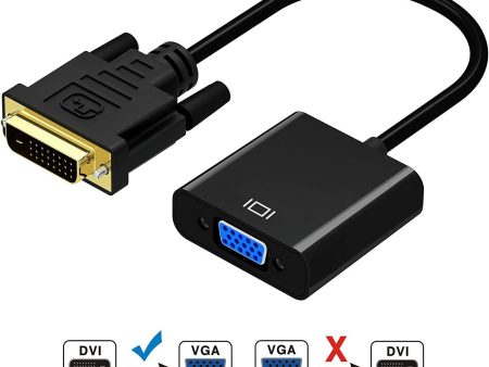 DVI to VGA Adapter,ABLEWE 1080p Active DVI-D to VGA Adapter Converter 24+1 Male to Female Adapter For Discount