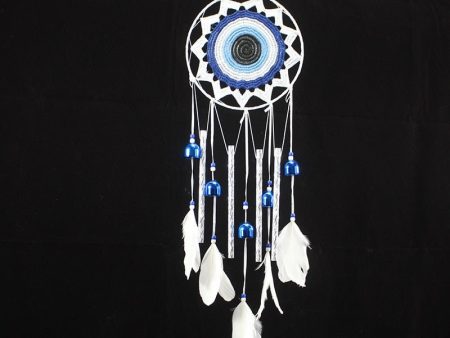 Beautiful Evil Eye Blue & White Dream Catcher | 70cm Online Sale