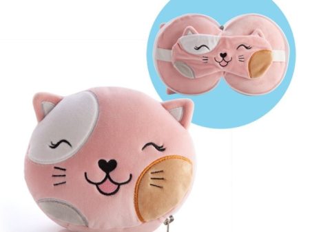 Smoosho s Pals Travel Cat Mask & Pillow Cheap