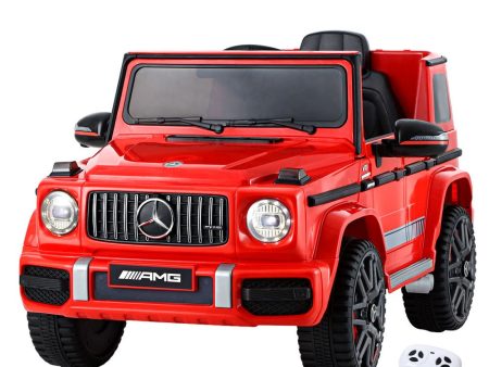 Kids Ride On Car Electric Mercedes-Benz Licensed Toys 12V Battery Red Cars AMG63 Online