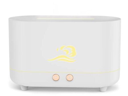 GOMINIMO Flame Humidifier Wind 225ml White GO-AD-104-HGJ Online now