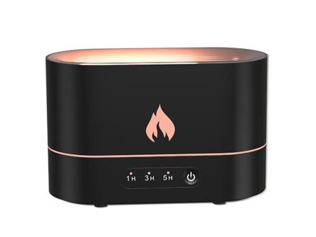 GOMINIMO Flame Humidifier Fire 250ml Black GO-AD-105-HGJ Discount