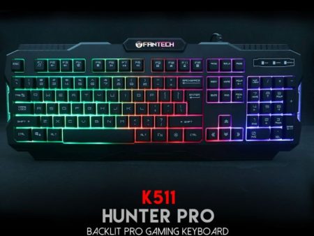 HUNTER PRO K511 Backlit Pro Gaming Keyboard Online now