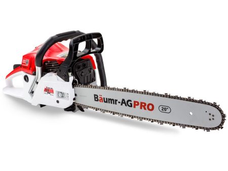 Baumr-AG 52CC Petrol Commercial Chainsaw 20 Bar E-Start Chain Saw For Cheap