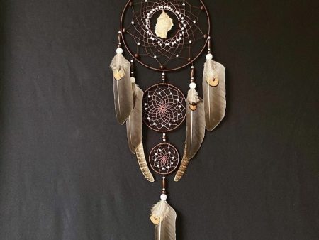 Bohemian Triple Hooped Tradtional Dream Catcher | 60cm Online Hot Sale