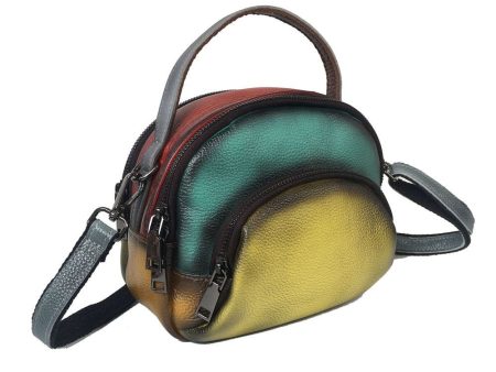 Cool Retro Styled Hippie Bag - Real Cow Leather Sale