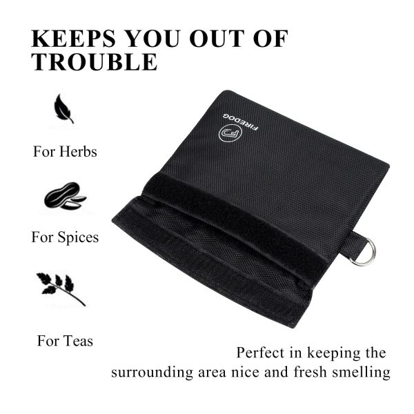 Smell Proof Carbon Lined Pocket Pouch Supply