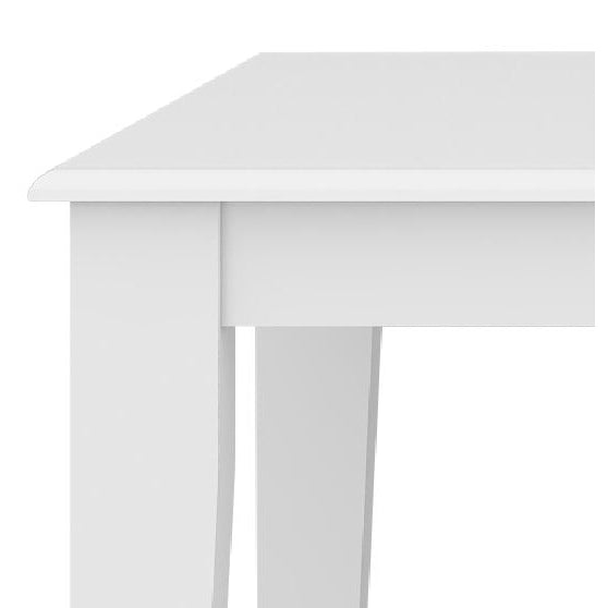 Daisy Dining Table 100cm Solid Acacia Timber Wood Hampton Furniture - White Online now