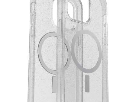 OTTERBOX Apple iPhone 14 Pro Max Symmetry Series+ Clear Antimicrobial Case for MagSafe - Stardust (Clear Glitter) (77-89285) Online