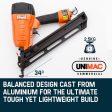 UNIMAC Finishing Air Nail Gun - Heavy Duty Angled Nailer Pneumatic Finish Cheap