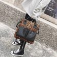 High Quality Leopard Patchwork Shoulder Bag For Discount