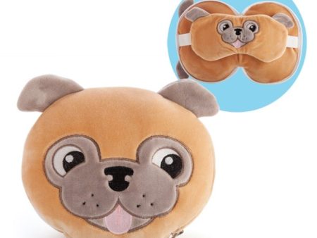 Smoosho s Pals Travel Pug Mask & Pillow Discount