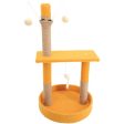 Plush Cat Tree | 75cm Yellow Supply