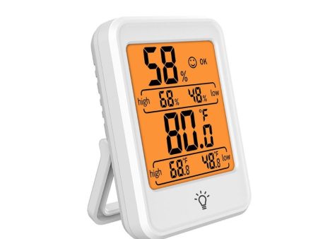 GOMINIMO Thermo Hygrometer No Backlight White GO-TH-101-JH Cheap