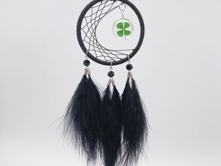 Lucky Car Dream Catcher With Four Leaf Clover Online Sale