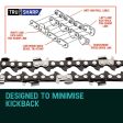 2 X 20 Baumr-AG Chainsaw Chain 20in Bar Replacement Suits 62CC 66CC Saws Sale