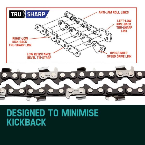 2 X 20 Baumr-AG Chainsaw Chain 20in Bar Replacement Suits 62CC 66CC Saws Sale