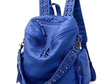 Women Soft Leather Daypack Mochilas Anti-theft Travel Bag - Various Colours For Sale