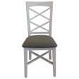 Daisy Dining Chair Set of 2 Solid Acacia Timber Wood Hampton Furniture - White Discount