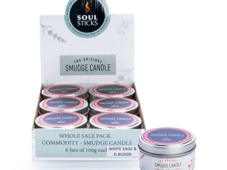 Soul Sticks White Sage and Dragon Blood Smudge Candle (PRICE IS FOR ONE ITEM)) Supply