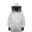 Beekeeping Bee Suit 2 Layer Mesh Round Head Style Ultra Cool & Light Weight - S Sale